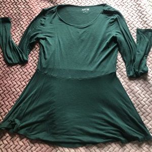 Apt. 9 Peplum Long Sleeve Top